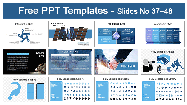  Success Business Handshake PowerPoint Templates			 