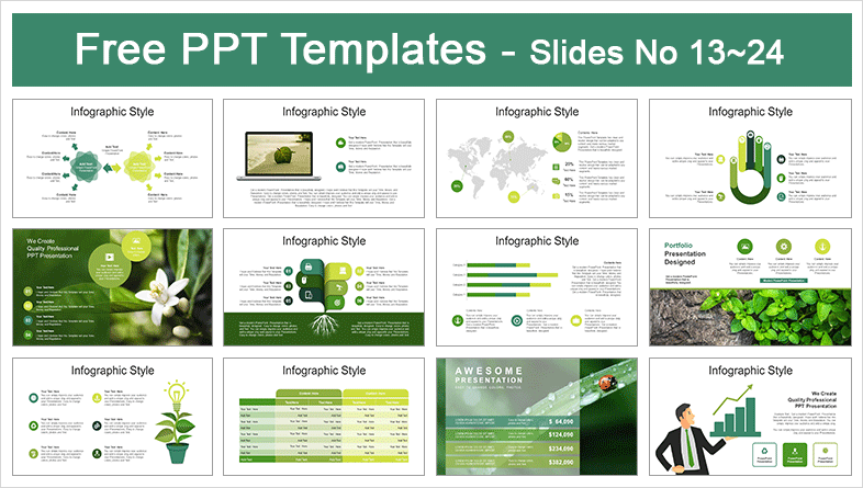  Transparent Skeletal Leaves PowerPoint Templates			 