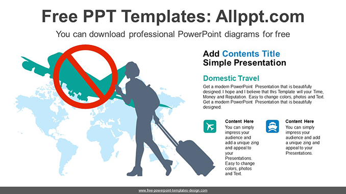  Travel Restrictions PowerPoint Diagram			 