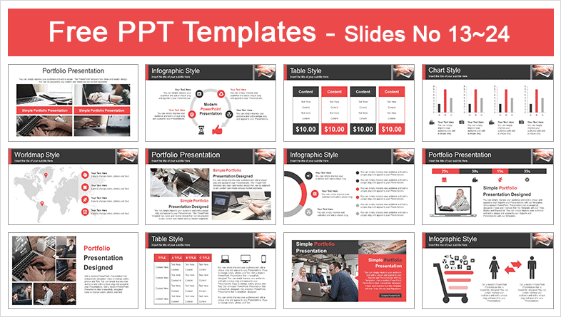  Computer Business Using Laptop PowerPoint Template			 