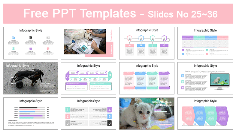  Veterinary Clinic Services PowerPoint Templates			 