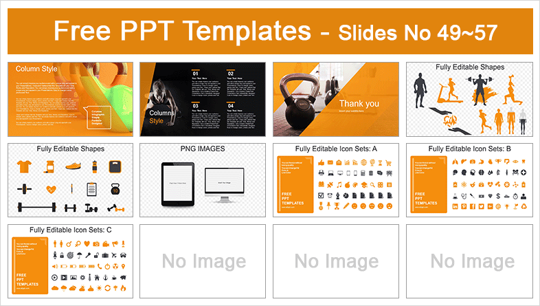  Workout with Kettle Bell PowerPoint Templates			 