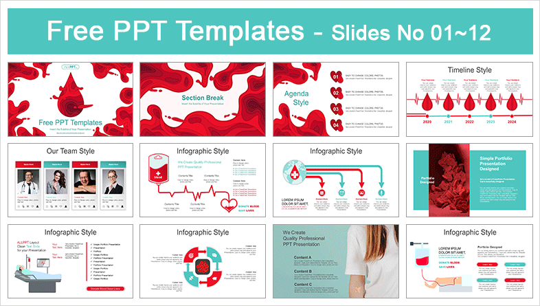  World Blood Donor Day PowerPoint Templates 