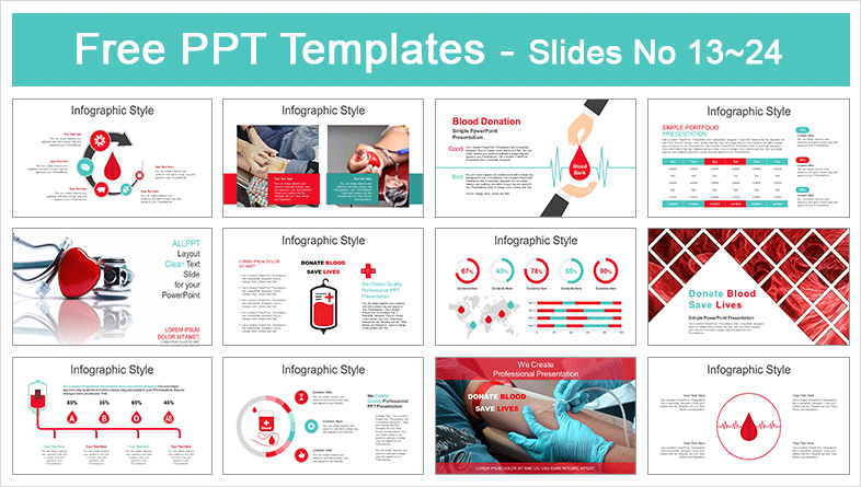  World Blood Donor Day PowerPoint Templates 