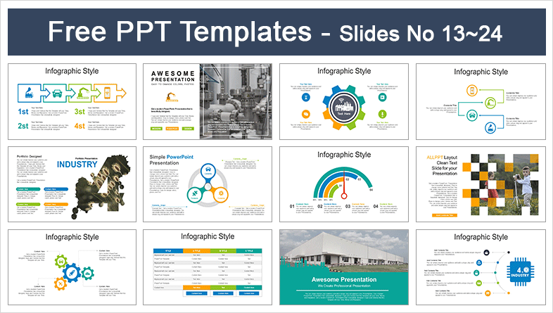  Industry 4.0 Revolution PowerPoint Templates			 